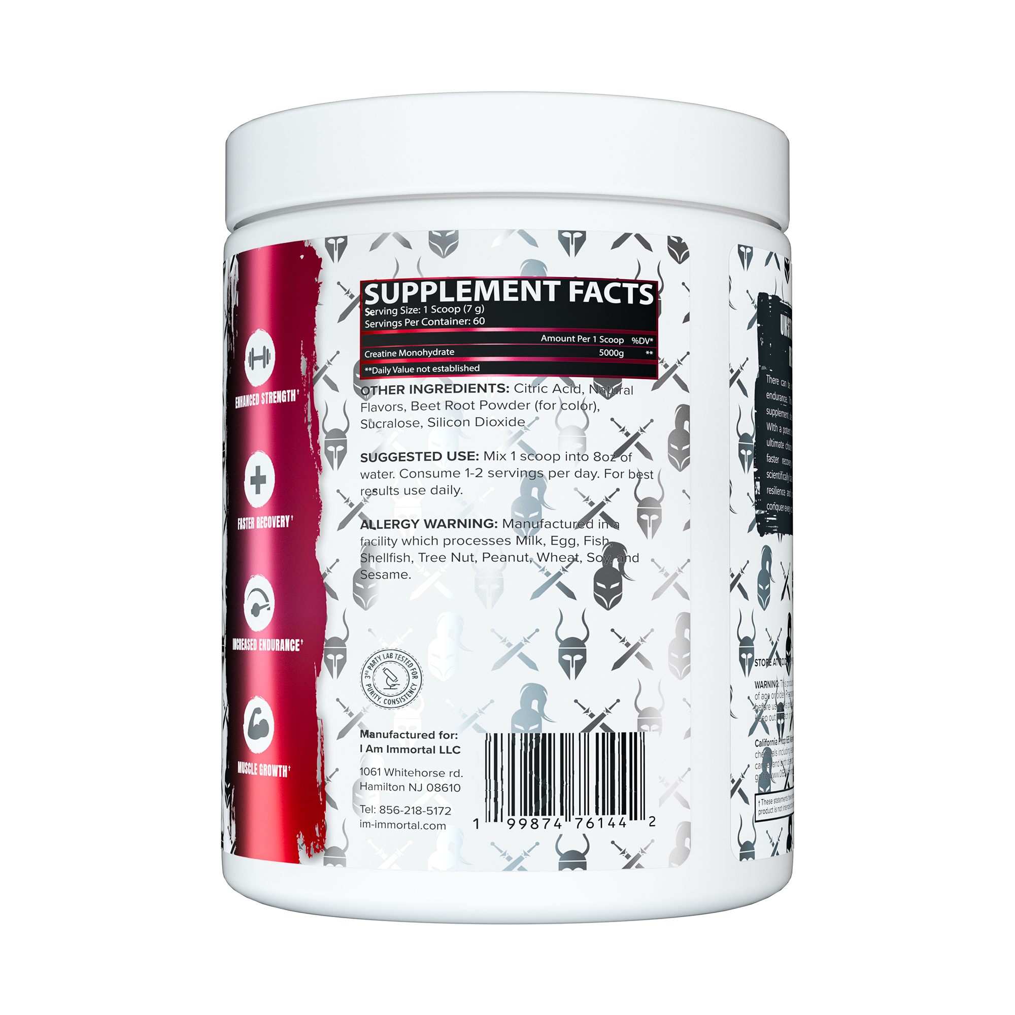 Immortal Creatine Monohydrate