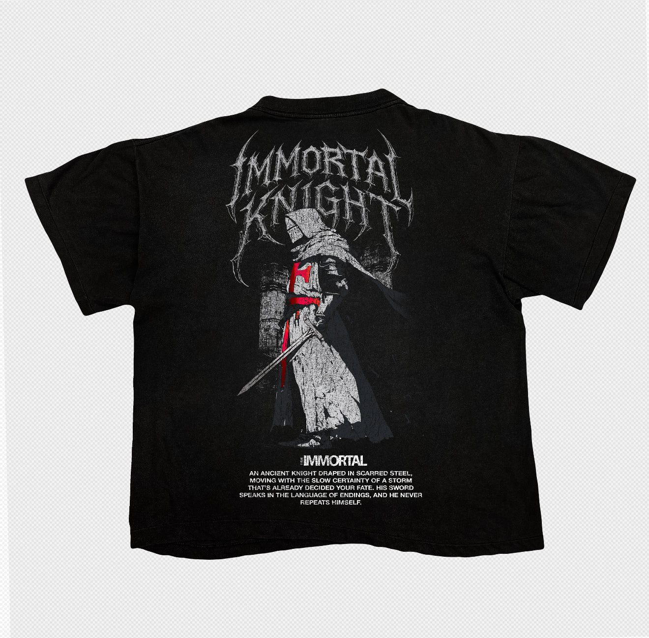 Immortal Templar Knight - Oversized Tee